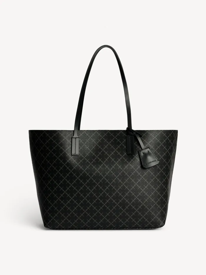 By Malene Birger Bags Women Abigail Printed Tote Bag Charcoal