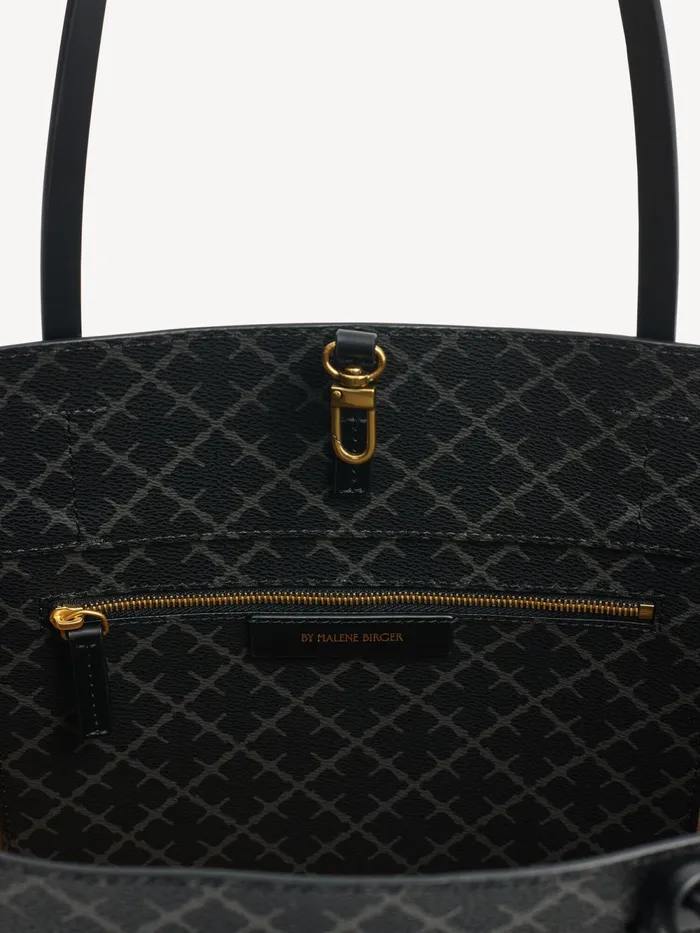 By Malene Birger Bags Women Abigail Printed Tote Bag Charcoal