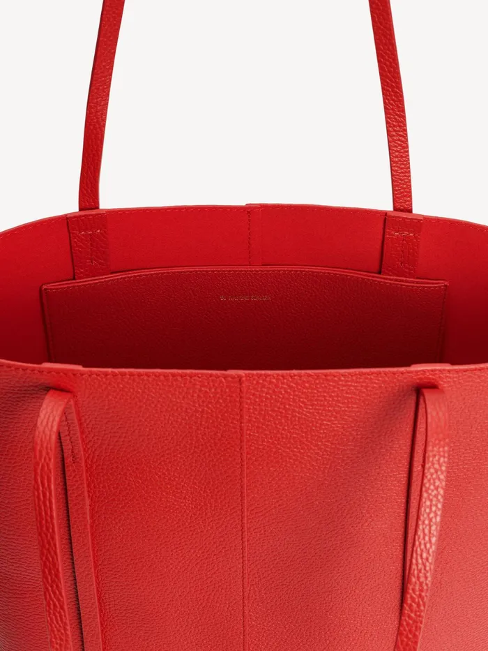 By Malene Birger Bags Women Abilso Leather Tote Bag Dark Chilli