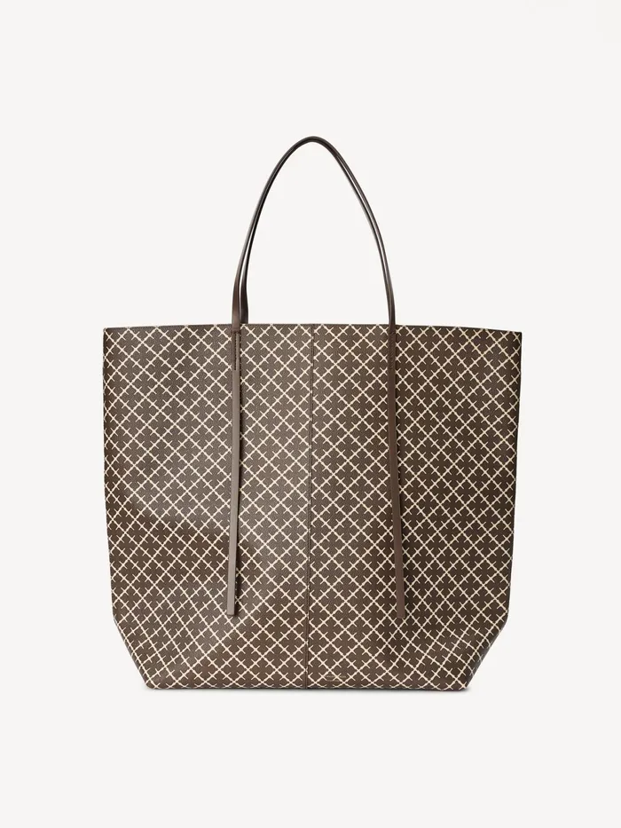 By Malene Birger Bags Women Abrille Printed Tote Bag Warm Brown