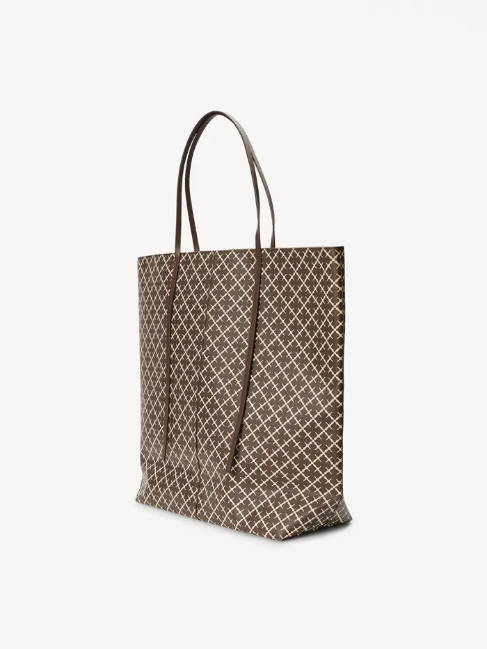 By Malene Birger Bags Women Abrille Printed Tote Bag Warm Brown