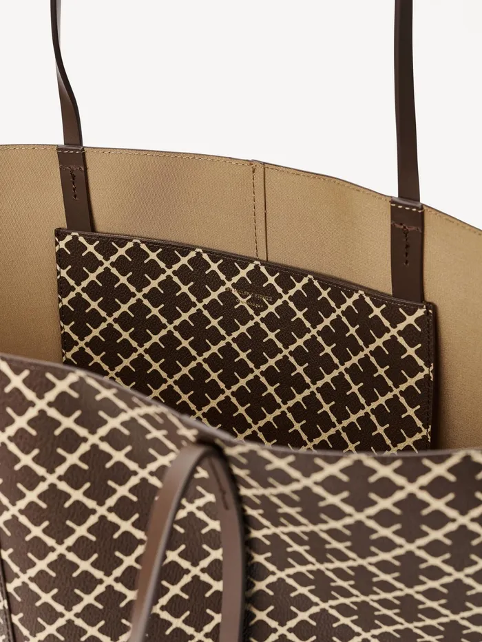 By Malene Birger Bags Women Abrille Printed Tote Bag Warm Brown