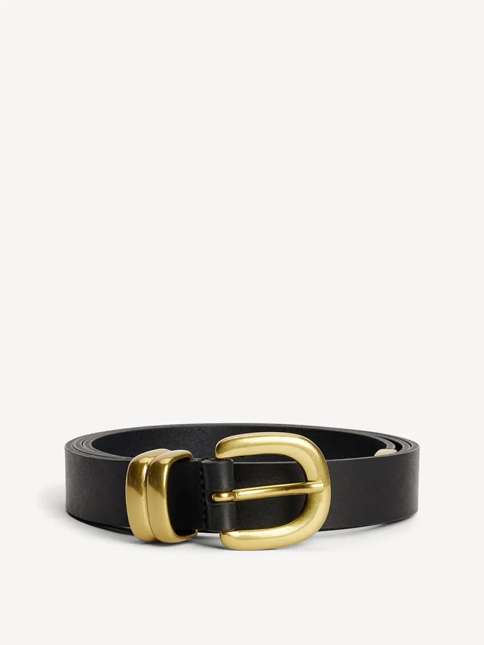 By Malene Birger Belts Women Zoilo Leather Belt Black