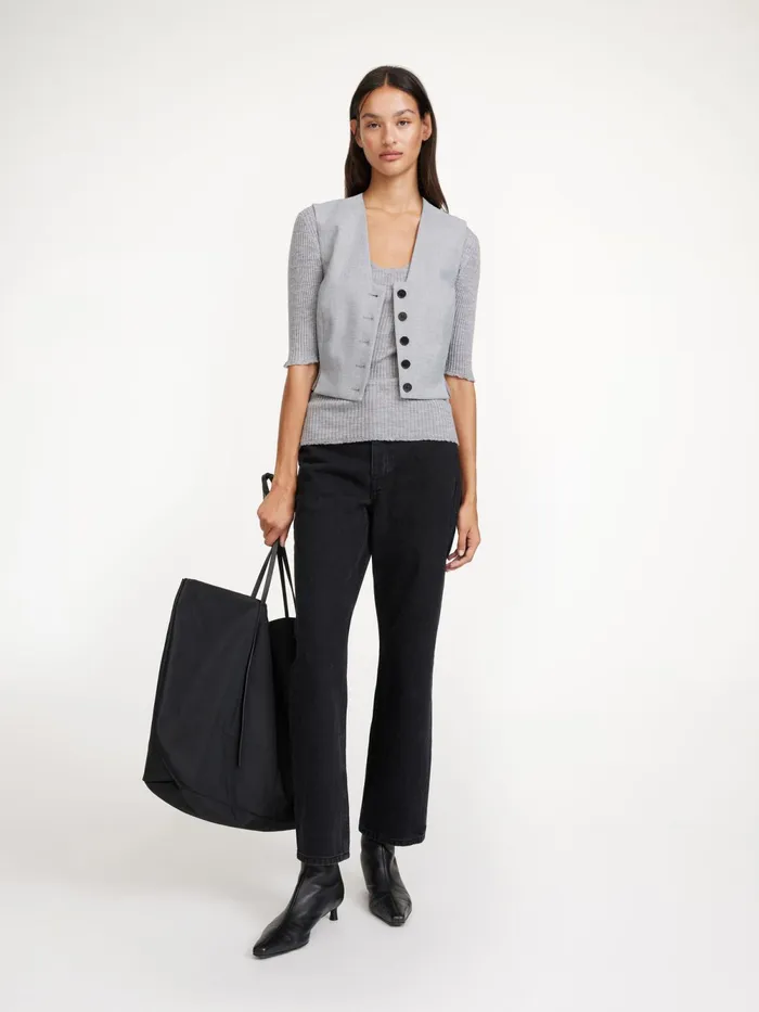 By Malene Birger Blazers Women Bettas Waistcoat Grey Melange