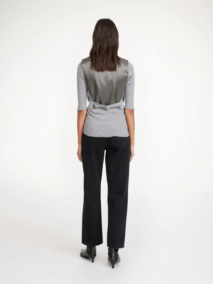 By Malene Birger Blazers Women Bettas Waistcoat Grey Melange