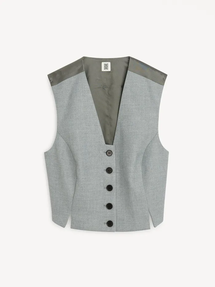 By Malene Birger Blazers Women Bettas Waistcoat Grey Melange