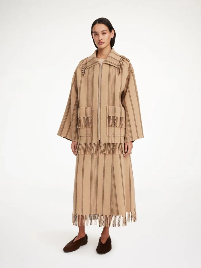 By Malene Birger Coats and Jackets Women Bolou WoolBlend Jacket Stripe
