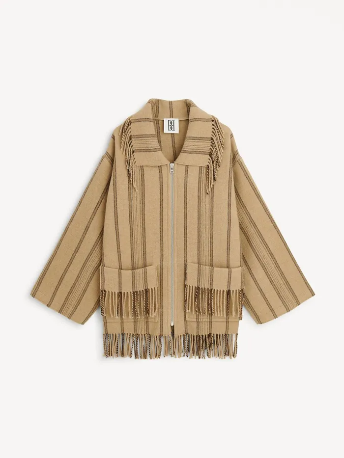 By Malene Birger Coats and Jackets Women Bolou WoolBlend Jacket Stripe