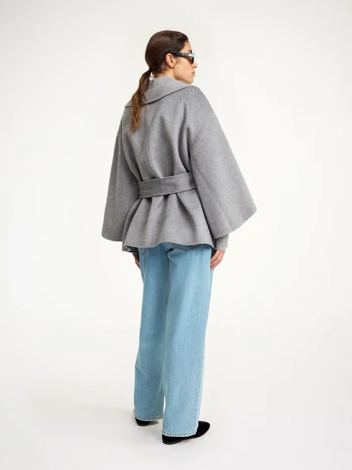 By Malene Birger Coats and Jackets Women Margith Wool Jacket Grey Melange