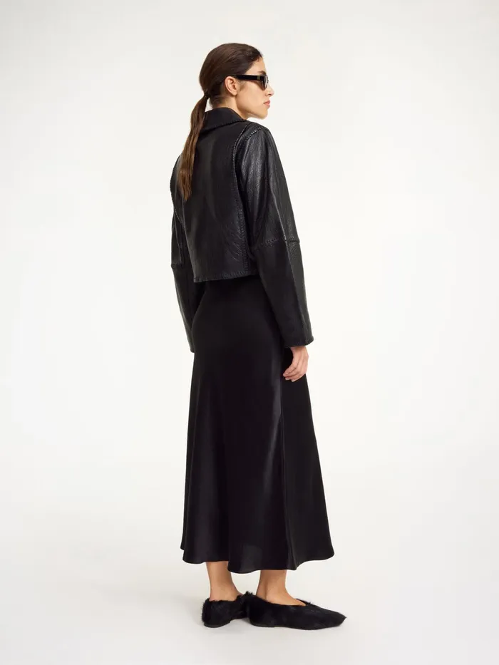 By Malene Birger Coats and Jackets Women Rowani Leather Jacket Black