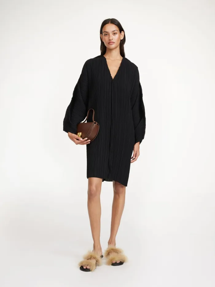 By Malene Birger Dresses Women Dielle Pleated Dress Black