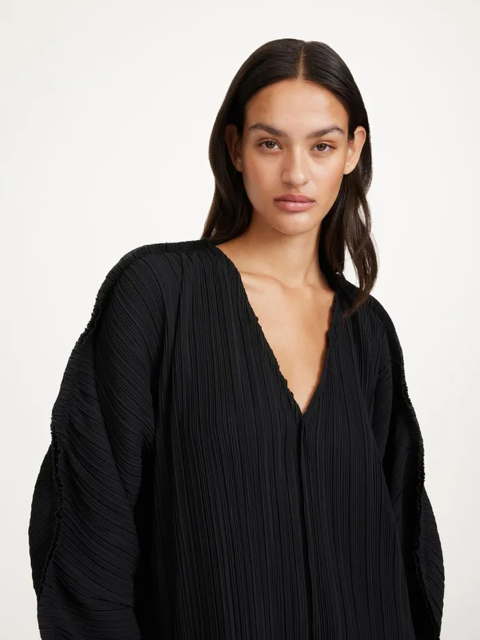 By Malene Birger Dresses Women Dielle Pleated Dress Black