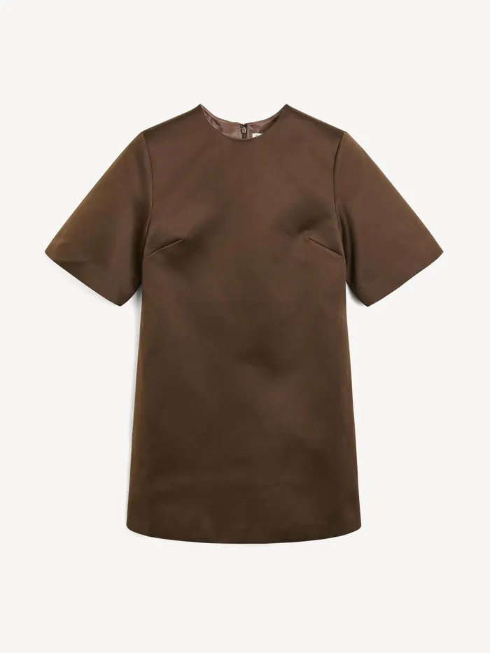 By Malene Birger Dresses Women Harperz Mini Dress Dark Mahogany