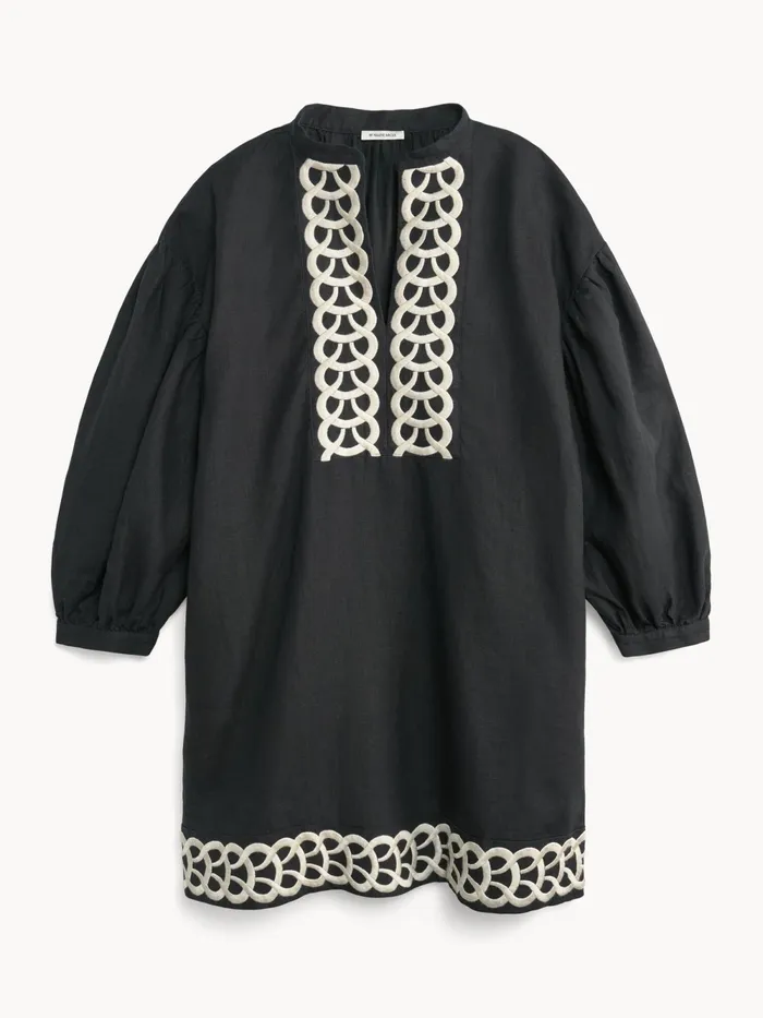 By Malene Birger Dresses Women Limonna Linen Midi Dress Black