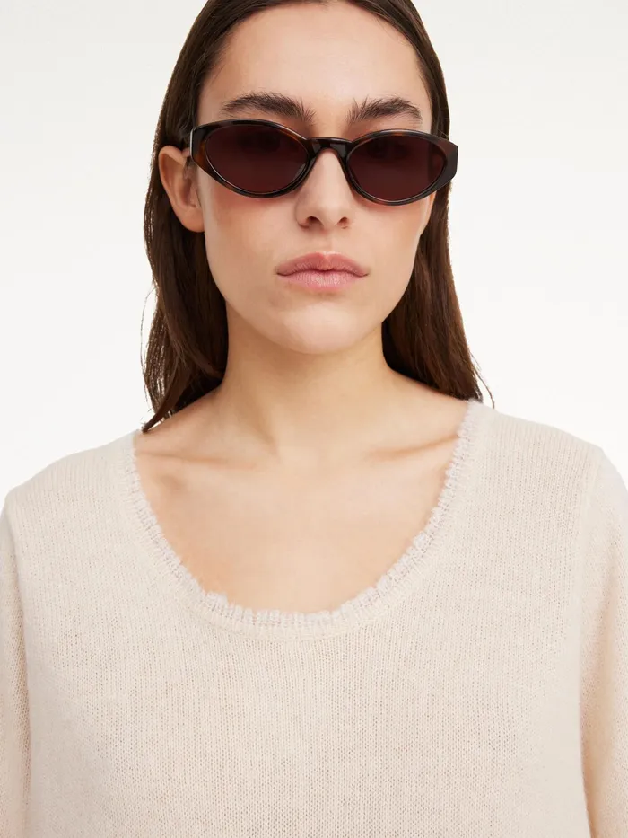 By Malene Birger Knitwear Women Luise Sweater Oyster Gray
