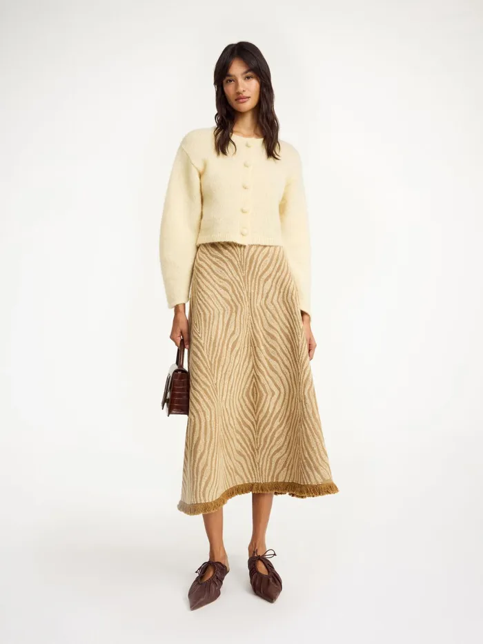 By Malene Birger Knitwear Women Zharea WoolBlend Cardigan Sea Mist