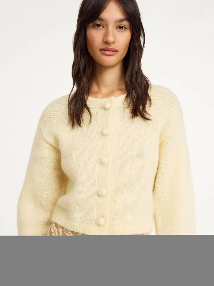 By Malene Birger Knitwear Women Zharea WoolBlend Cardigan Sea Mist