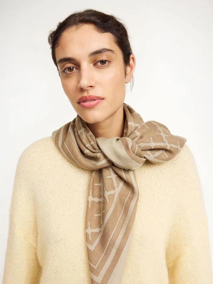 By Malene Birger Scarves Women Cornelis Wool Scarf Oyster Gray