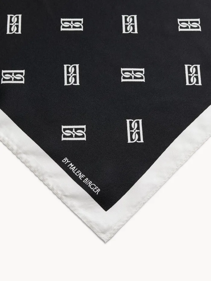 By Malene Birger Scarves Women Monnas Silk Scarf Black