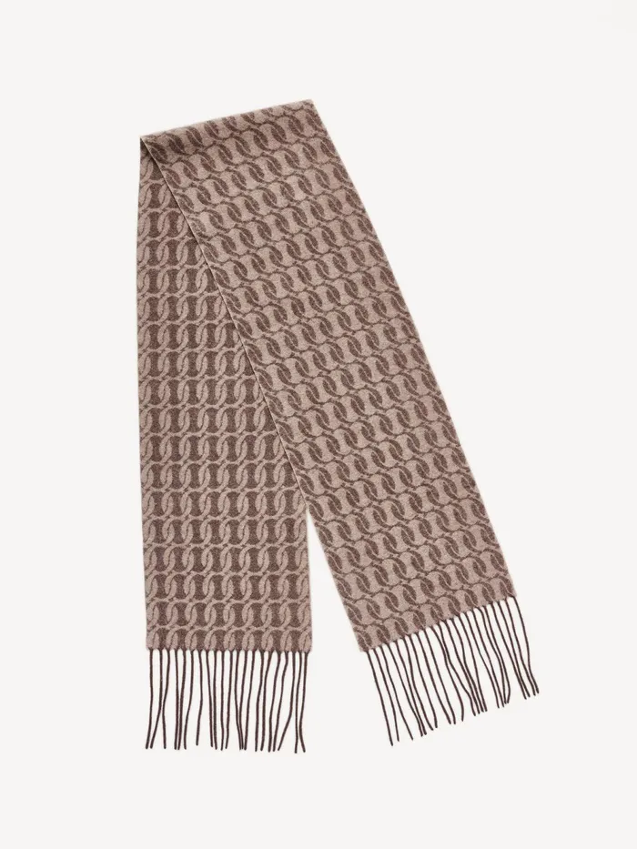 By Malene Birger Scarves Women Monni WoolBlend Scarf Grey Brown Melange