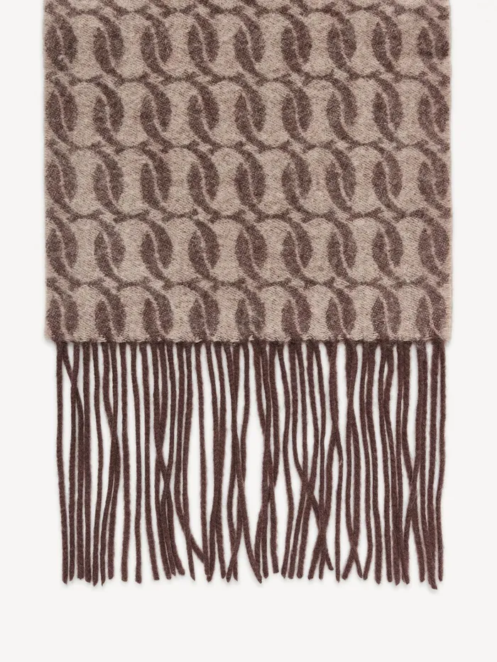 By Malene Birger Scarves Women Monni WoolBlend Scarf Grey Brown Melange