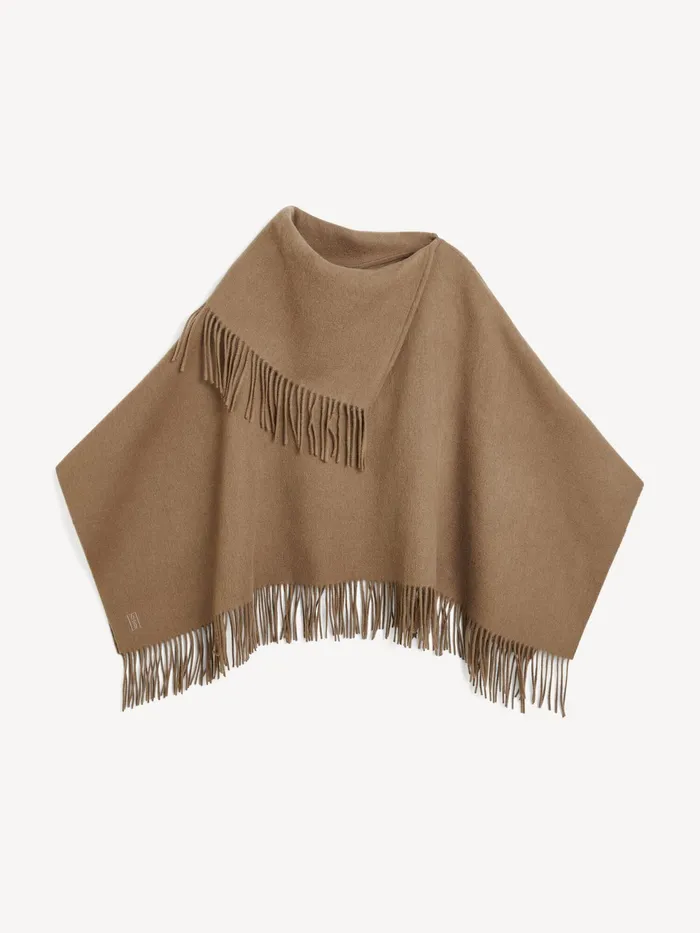 By Malene Birger Scarves Women Turtma Wool Poncho Light Brown