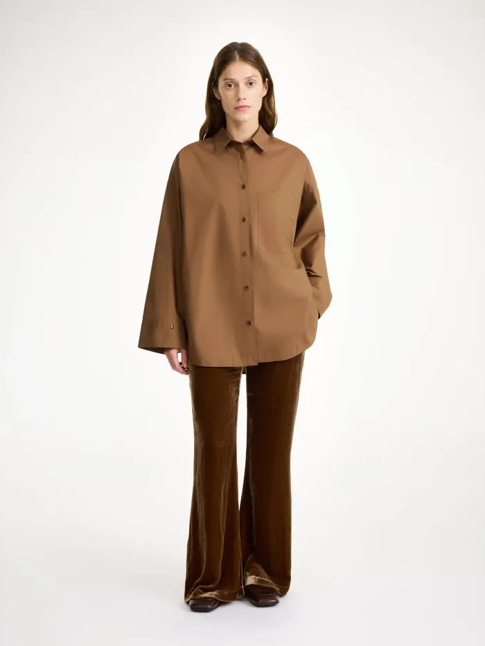 By Malene Birger Shirts Women Derris Organic Cotton Shirt Bison