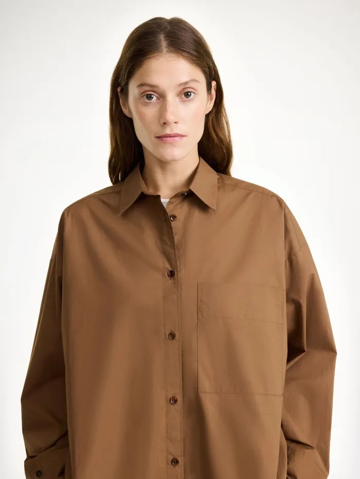 By Malene Birger Shirts Women Derris Organic Cotton Shirt Bison