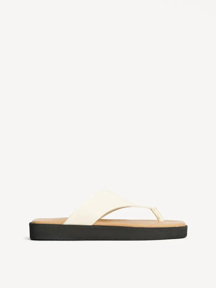 By Malene Birger Shoes Women Marisol Leather Sandals Vanilla Cream