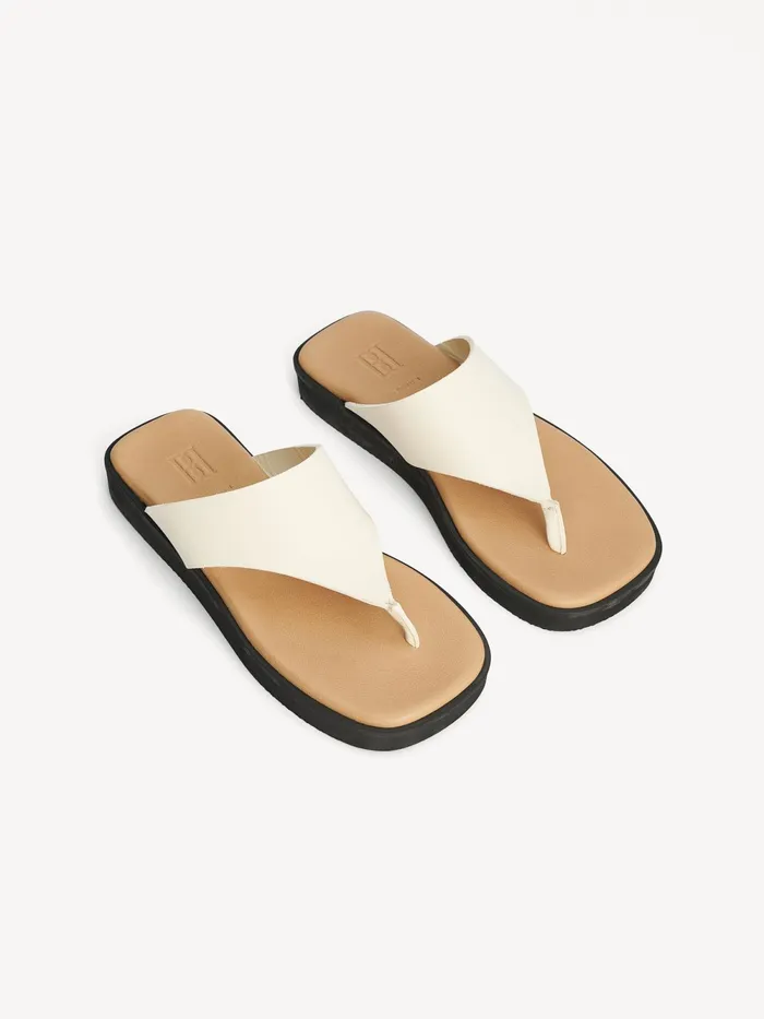 By Malene Birger Shoes Women Marisol Leather Sandals Vanilla Cream