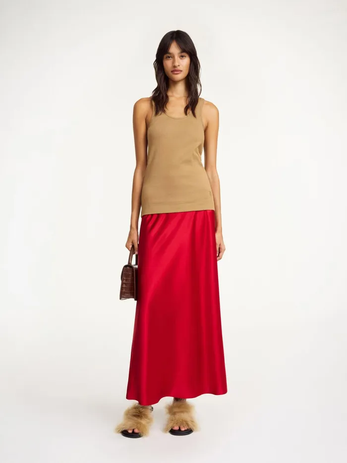 By Malene Birger Skirts Women Boshan Midi Skirt Dark Chilli