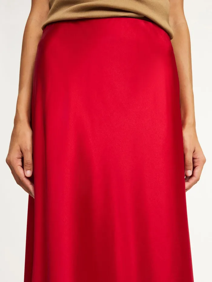 By Malene Birger Skirts Women Boshan Midi Skirt Dark Chilli