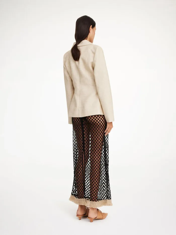 By Malene Birger Skirts Women Palema Crochet Maxi Skirt Black