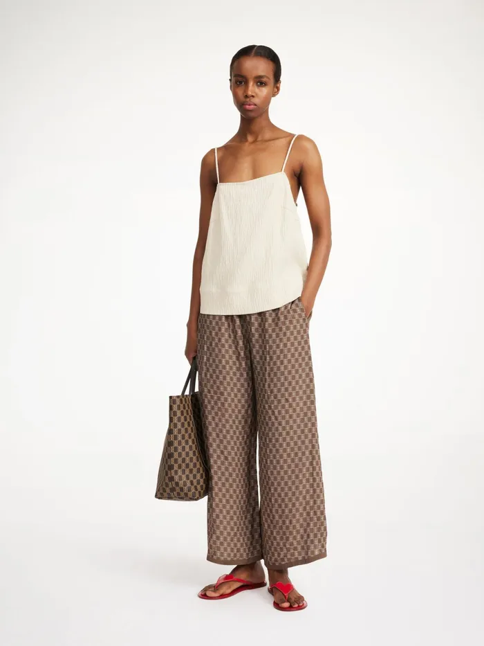 By Malene Birger Tops and Blouses Women Alviola Top Oyster Gray