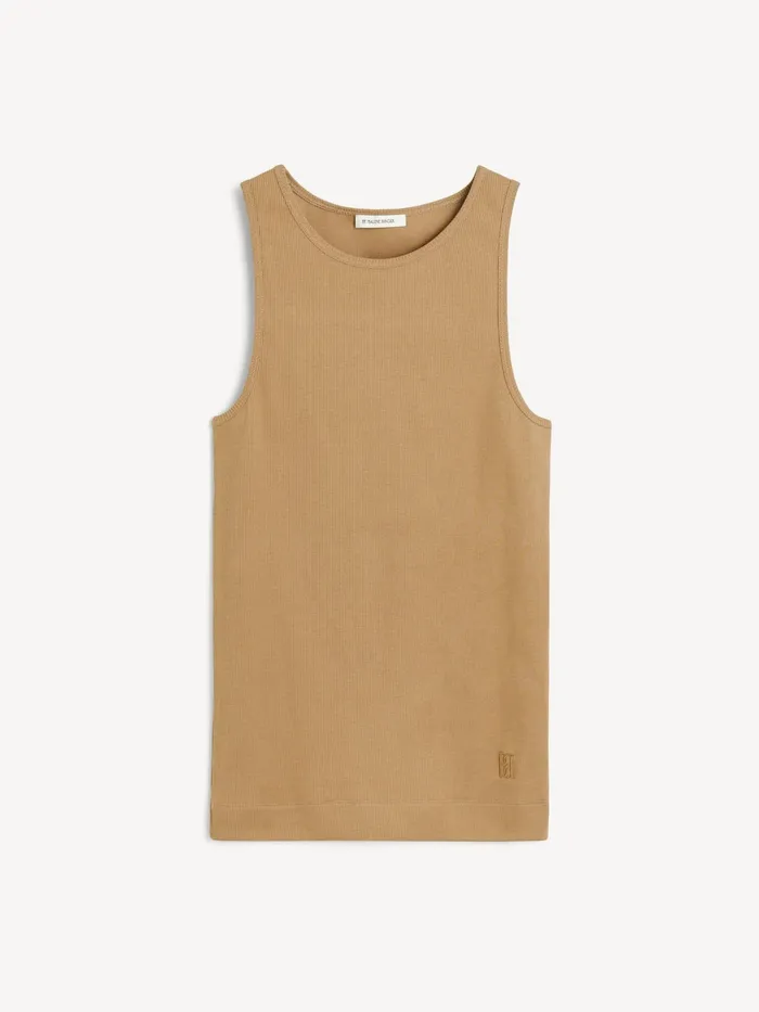 By Malene Birger Tops and Blouses Women Amani Organic Cotton Tank Top Light Brown