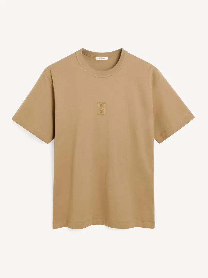 By Malene Birger Tops and Blouses Women Fayeh Organic Cotton TShirt Light Brown