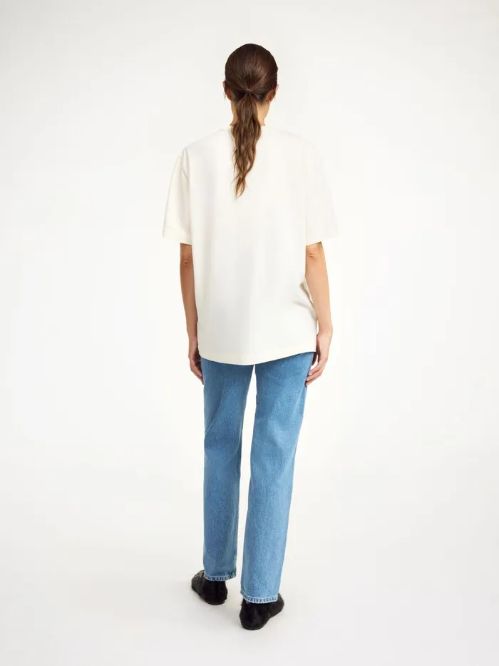 By Malene Birger Tops and Blouses Women Fayeh Organic Cotton TShirt Soft White