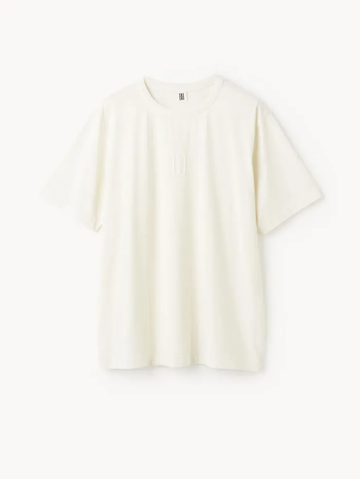 By Malene Birger Tops and Blouses Women Fayeh Organic Cotton TShirt Soft White
