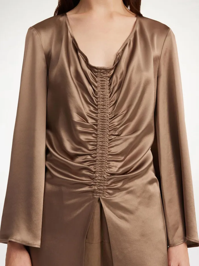 By Malene Birger Tops and Blouses Women Leviola Blouse Shitake