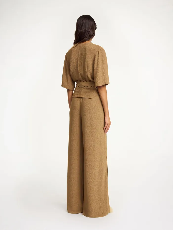 By Malene Birger Tops and Blouses Women Ullas Blouse Light Brown