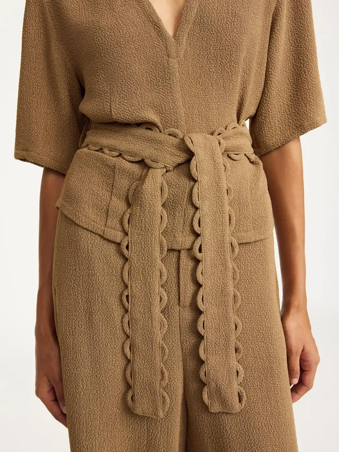 By Malene Birger Tops and Blouses Women Ullas Blouse Light Brown