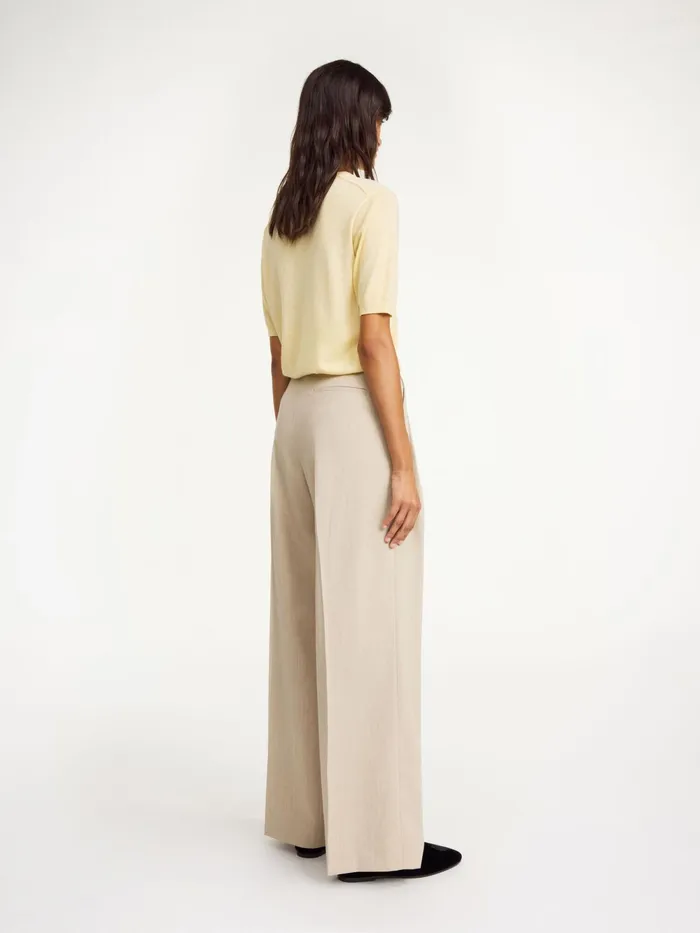 By Malene Birger Trousers Women Cymbaria HighWaist Trousers Beige Melange