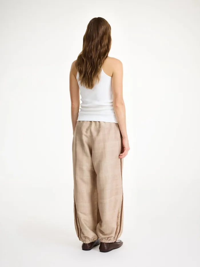 By Malene Birger Trousers Women Lumonas Silk Trousers Nomad