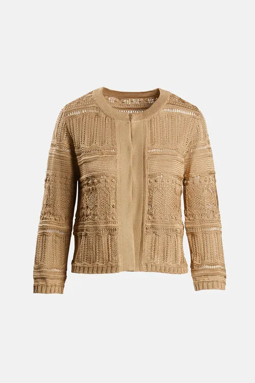Cardigan Luisa Spagnoli Women Canaletta Canaletta Camel Cardigan Luisa Spagnoli Women Canaletta Canaletta Camel