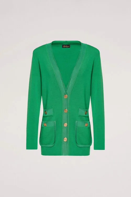 Cardigan Martin Martin BlueBlue 8211 Luisa Spagnoli Women Cardigan Martin Martin BlueBlue 8211 Luisa Spagnoli Women