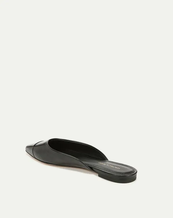 Carlotta Leather Flat Black Women Veronica Beard Shoes Carlotta Leather Flat Black Women Veronica Beard Shoes