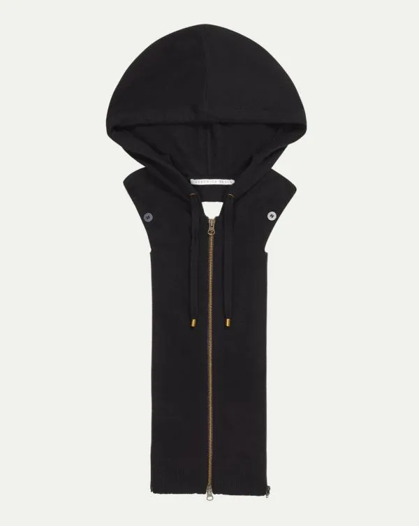 Cashmere Hoodie Dickey Black Women Veronica Beard Dickeys