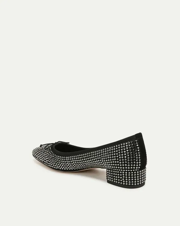 Cecile Rhinestone Ballet Pump Black Rhinestone Women Veronica Beard Shoes Cecile Rhinestone Ballet Pump Black Rhinestone Women Veronica Beard Shoes