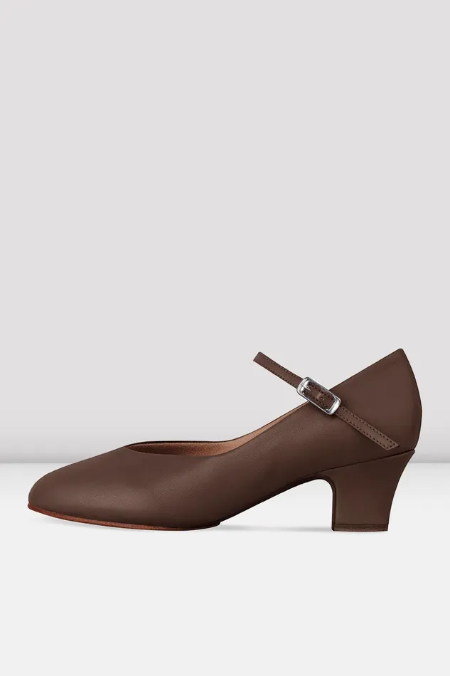 Character Adult Ladies BroadwayLo Character Shoes Cocoa Synthetic Leather Bloch