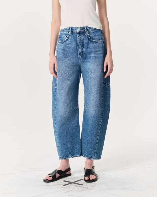 Charlie AnkleLength Barrel Jeans Accord Women WideLeg and BarrelJeans rag and bone